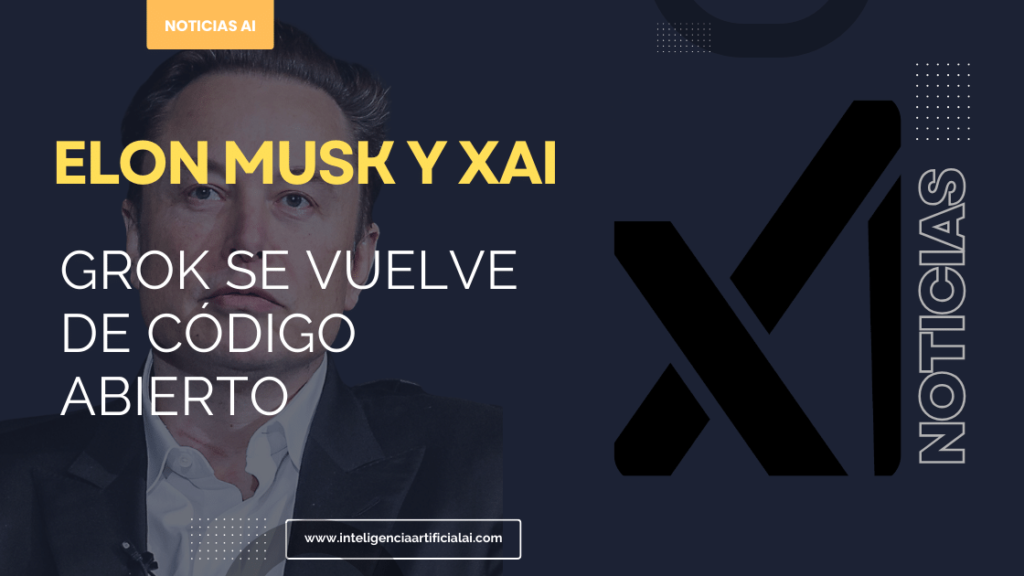 elon musk’s xai is working on making grok multimodal... Elon Musk y xAI: Grok se Vuelve de Código Abierto - AI