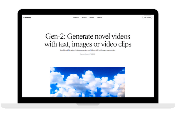 Runway Gen-2 generador de videos