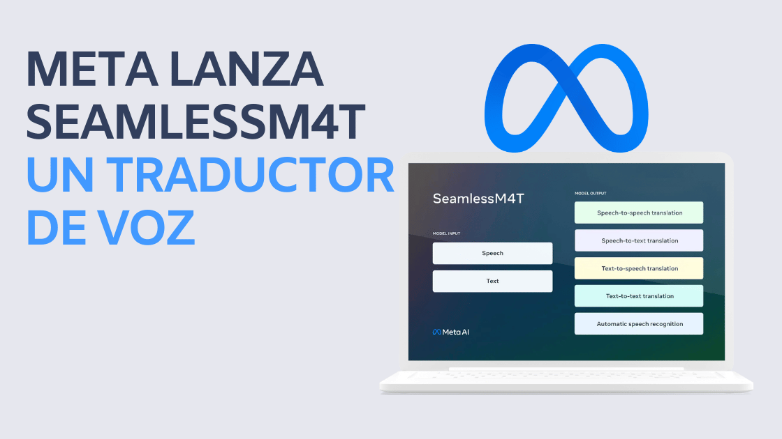 Meta lanza SEAMLESSM4T Un traductor de voz